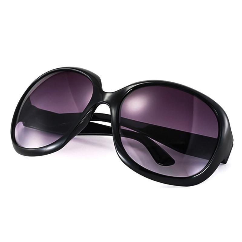 Classic Retro Fashion Oval Women Sunglasses Vintage Large Big Sunglasses For Ladies