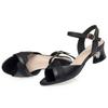 AIYUQI  new women's sandals Summer mid-heel side-opening women shoes Large-size single-strap student sandals female