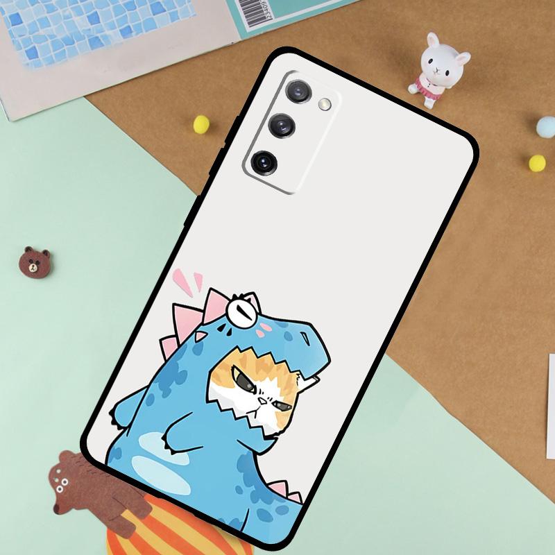 Couple Matching Cute Dinosaur Case For Samsung Galaxy S23 S22 Ultra S21 S20 FE S8 S9 S10 Note 10 Plus Note 20 Ultra Cover