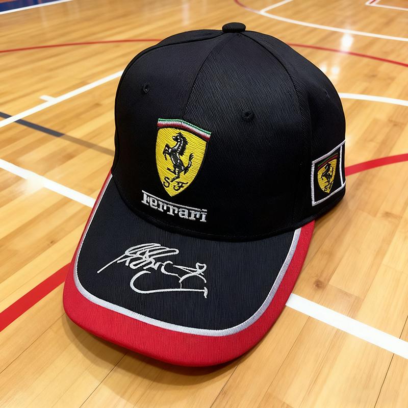 Ferrari Racing Team Baseballkappe Gesticktes Logo Verstellbare Motorsportkappe Für Ferrari Roma 488 Portofino F8 Roma Spider SF90