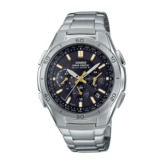 [Casio] Часы Wave Ceptor [Отечественный оригинальный продукт] Радиоприемник на солнечной батарее WVQ-M410DE-1A3JF Мужские серебристые