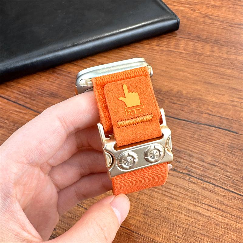 Quick-drying Nylon Magnetic Strap for Apple Iwatch Series 11 10 9 8 7 6 5 4 3 2 SE Ultra 38 40 41 42 44 45 46 49 Mm Sports Bands