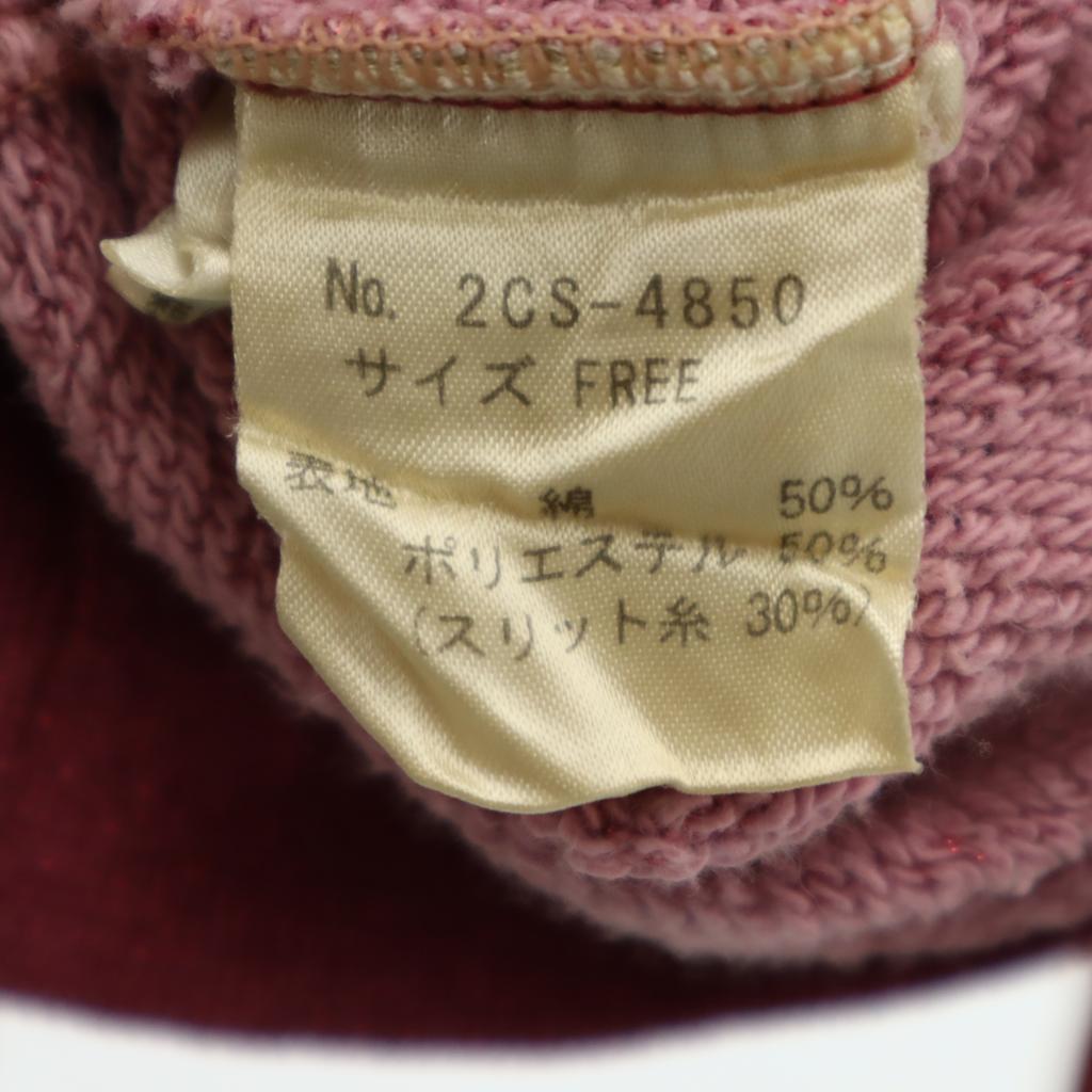 HYSTERIC Made In Japan Print Long Sleeve Trainer F Pink Women Used