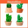 Charming Miniature Resin Cactus For Desk Diy Garden Accessories Cute Plant Decor