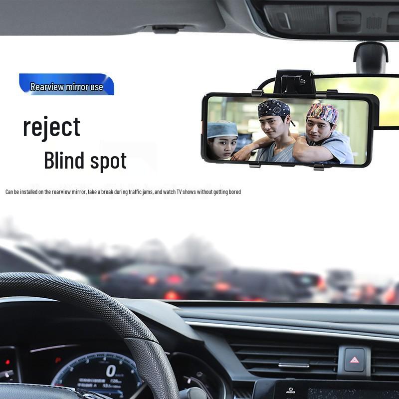 Universal Car Dashboard and Rearview Mirror Phone Holder
