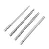 10pcs 1 4 Inch Hex Shank 100mm Long Magnetic BST Screwdriver Bits Set (Slotted+Cross Hex Head)