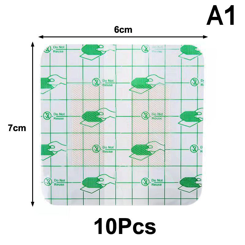 

10 шт. Бинт первой помощи Водонепроницаемая адгезивная повязка для ран Стерильная повязка Гемостатический пластырь Наклейка Хирургические швы