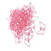 50Pcs Pink Butterflies Paperclip Cartoon Color Plating Innovative Cute Paperclips for Office Home