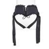Lace Chastity Panties with Silicone Restraints & Neoprene SM Accessory for Adult Play