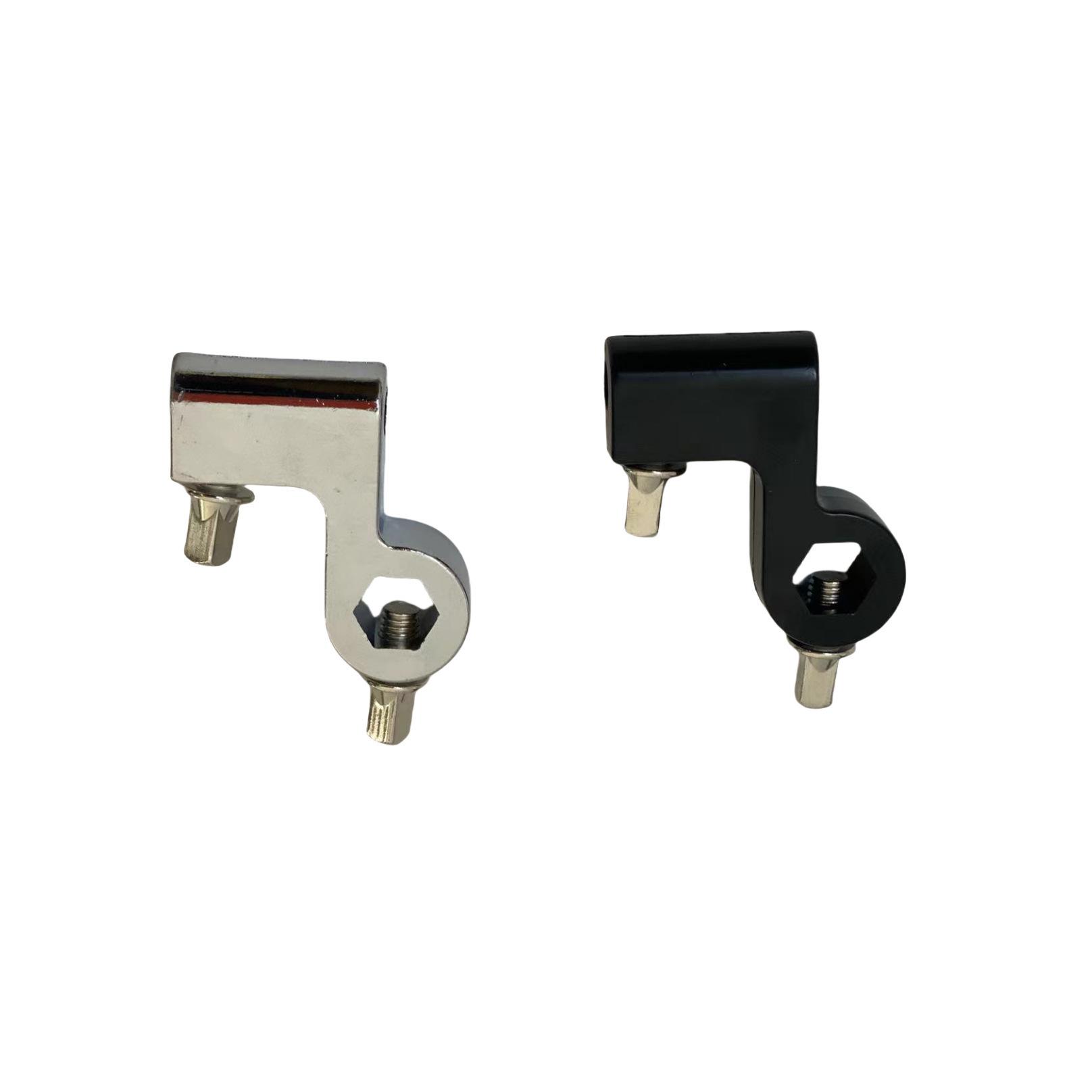 Jazz Drum Single Kick Pedal - Double Chain Bass Practice Pedal Accessory Black chain connection accessory