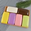 Bread Shape Cake Squeeze Toy Stress Release Stress Squeeze Toy Mochi Squish Foam Toy School Use