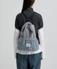 Macni Drawstring Mesh Backpack Gray