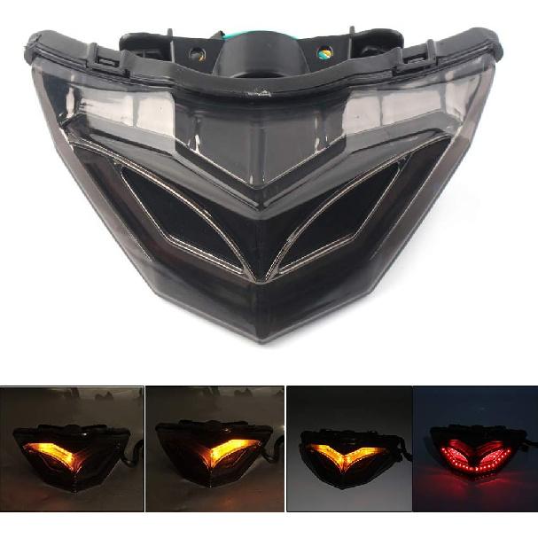 GZYF Motorcycle Integrated Taillight Brake Turn Signal Lamp for Kawasaki Ninja 250R 300 2013-2017
