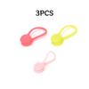 11/1pcs Reusable Magnetic Cable Ties Cord Organizer Silicone Magnetic Cords Tie Cord Winder for Earbuds Stuff Book Marker Fridge