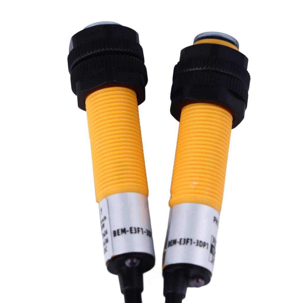 2pcs M12 Photoelectric Switch PNP DC Normally Open Fast Induction Proximity Sensor with LED Indicato