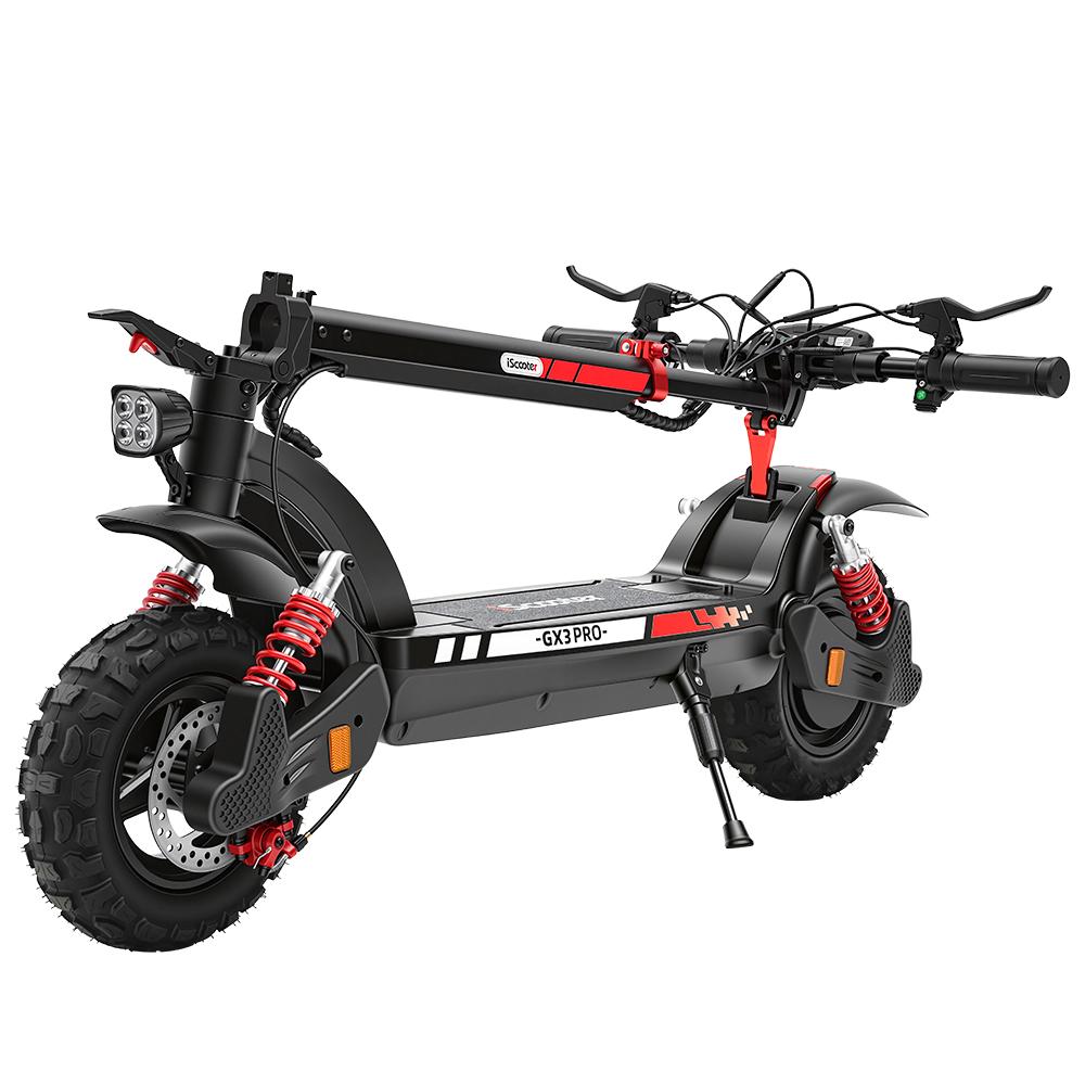 iScooter GX3 Pro Electric Scooter, 48V 17.5Ah Battery,Smart App with GPS & NFC