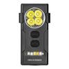 Portable Work Light Bright Light Hands-free Keychain Flashlight Waterproof 10 Lighting Modes Mini LED Flashlight