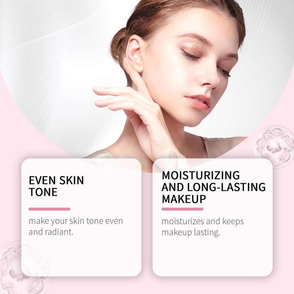 CC Cream Hydrating Foundation Liquid Spf43 Even Skin Tone Brightening Lightweight Moisturizer Long-Lasting Natural Finish Makeup