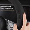 Pro Volvo XC40 XC60 XC70 XC90 S40 S60 S80 S90 V40 V60 V70 V90 C70 Kožený kryt volantu z uhlíkových vláken Auto příslušenství