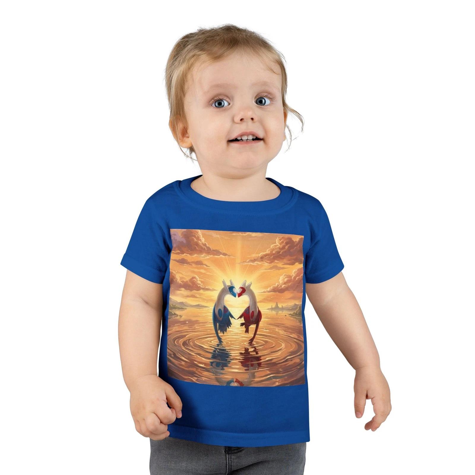 Sunset Dragon Embrace - Toddler T-shirt 3XL
