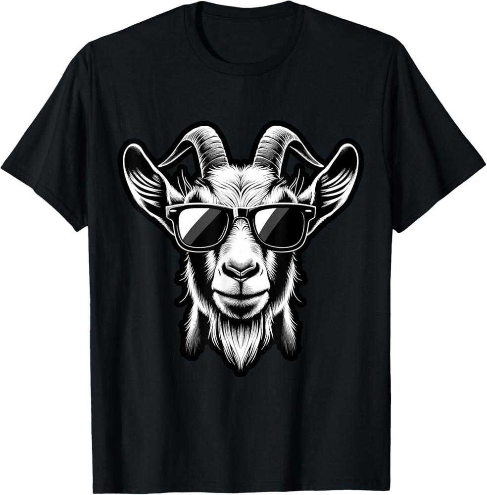 

Goat with Sunglasses Gift Unisex TShirt Unisex T-Shirt XL