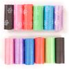 Pet Poop Bags Disposable Dog Waste Bags Bulk Poop Bags with Leash Clip and Bone Bag Dispenser 5 Rolls of 75 Pcs Bags