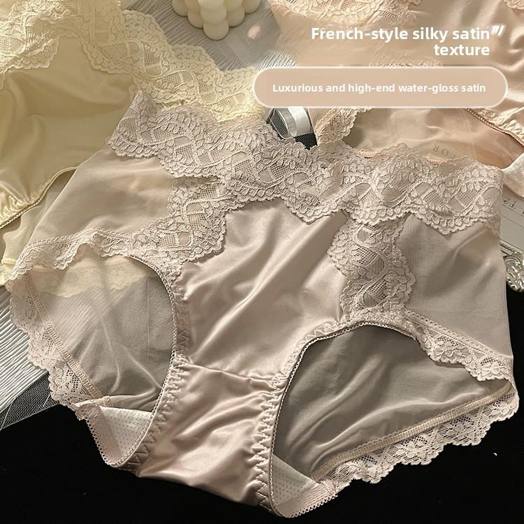 Damen Sommer Dünn Sexy Spitze Mesh Durchscheinend Bequem Atmungsaktiv Antibakteriell Slips