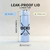 1PC Hockey Stick Cross 750ml Color Plastic Sports Water Bottle Leakproof Flip Straw Lid Suitable for Sports Office Home Use
