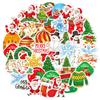 50 Pcs Christmas Stickers , Festival Gifts , Decoration , Small Patterns , Handbooks , Stationery Boxes , Stickers