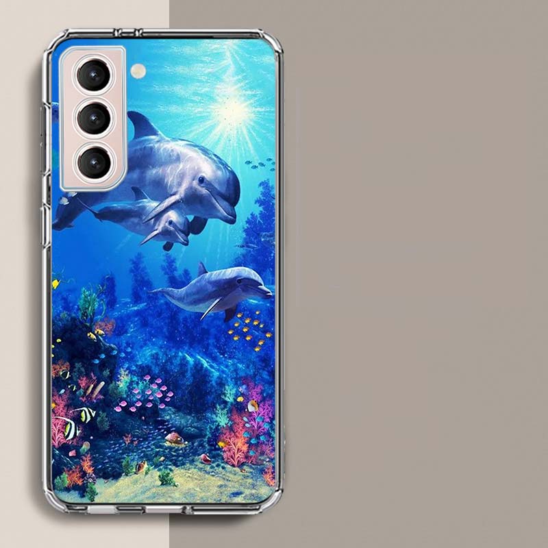 

Deep sea turtle dolphin landscape Phone Case For Samsung A17 A56 A36 A26 A16 A55 A35 A25 A15 A05S Galaxy A71 A51 A41 A31 A21S A7 Samsung A36