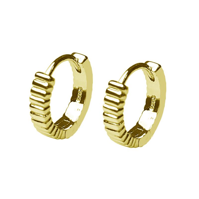 PONYKISS Серебряные Минималистичные Круглые Серьги-Обручи Волна для Женщин Модные Геометрические Тонкие Аксессуары с Индивидуальностью