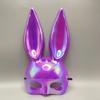 Glossy Electroplated Bunny Mask for Christmas and Halloween Parties