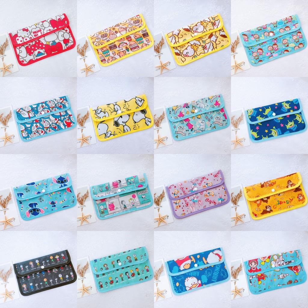 Hello Kitty Crayon Shin Chan Cartoon Portable Case With Multi Purpose Storage For Students And Kids