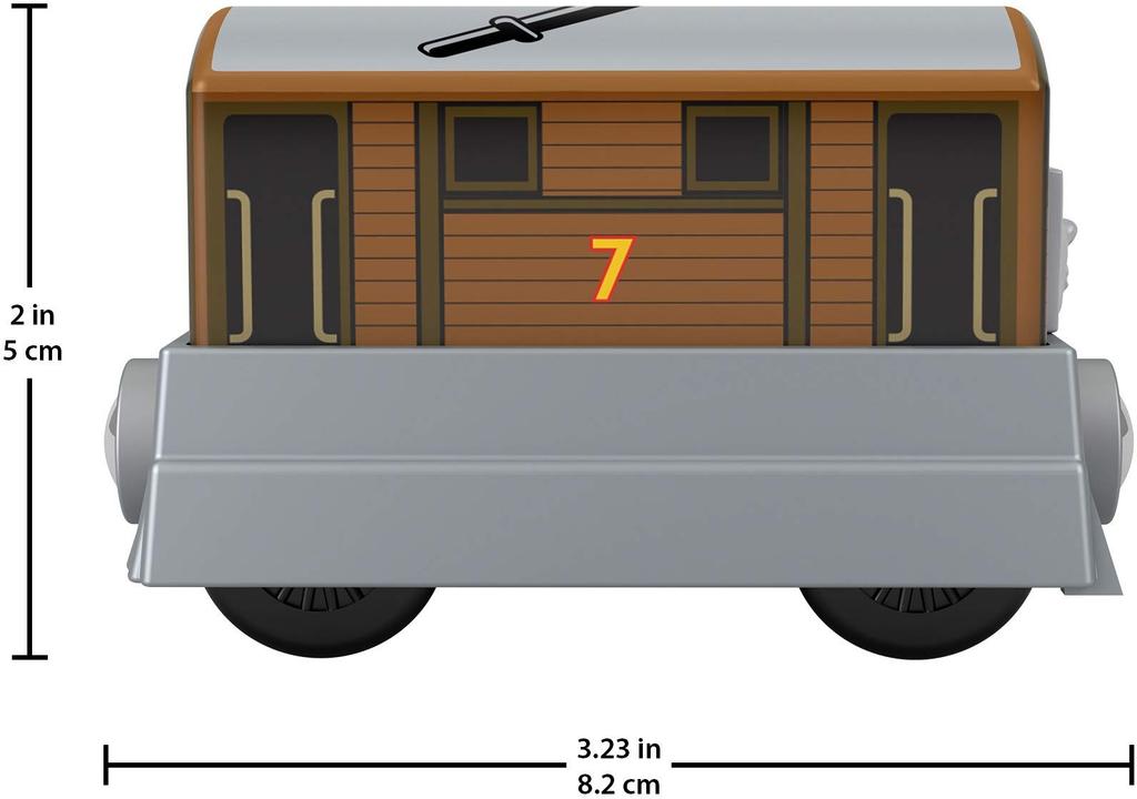 Thomas the Tank Engine Wooden Rail Series Toby let starý a GPR19 (Thomas) [2 nahoru] [certifikováno FSC]