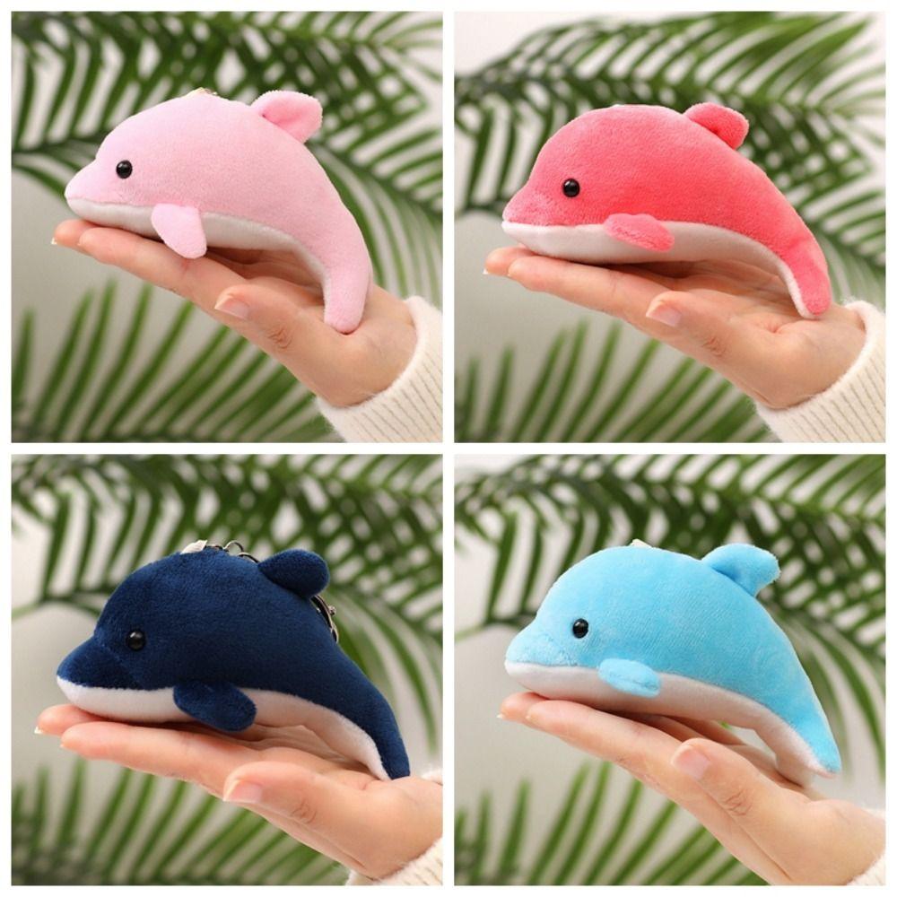 Ocean Animal Stuffed Animal Keychain Bag Pendant Animal Doll Key Rings  Kids Holiday Gifts