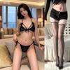 Sexy underwear lace bra panties pure temptation pajamas three-point sexy hot suspender suit women