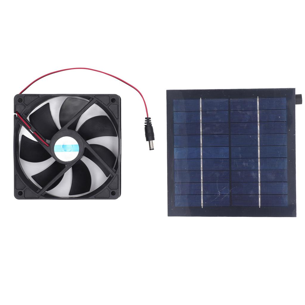 Solar Panel Fan Kit 20W IP65 Waterproof for Outside Small Chicken Coops Greenhouses Sheds Pet