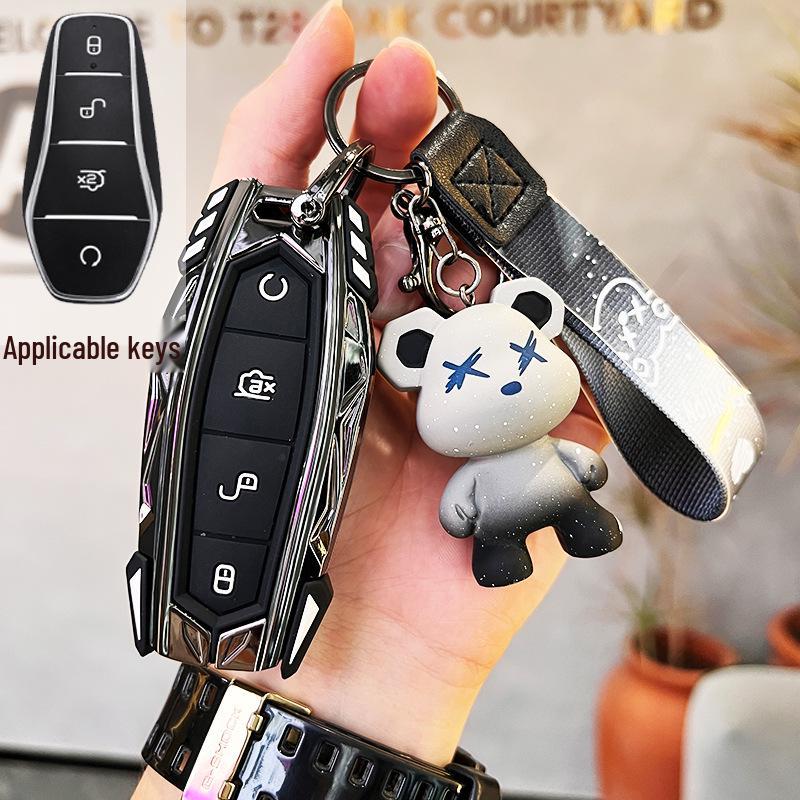 BYD Han Key Fob Cover for DMP Dolphin, Seal EV, Yuan Pro, Tang, Qin, Song Plus DMI Cars
