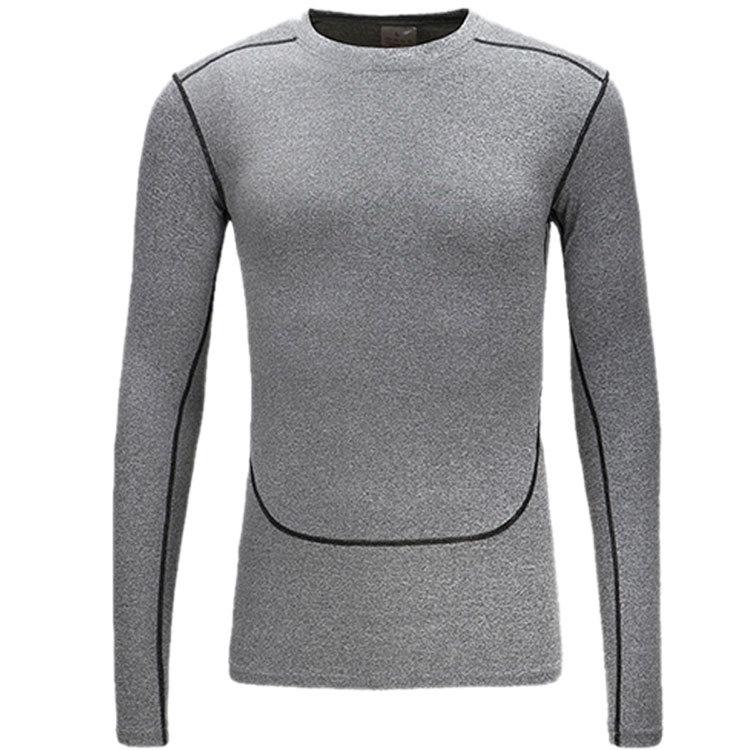 Men's Quick-Dry Compression Long Sleeve Base Layer for Basketball and Fitness