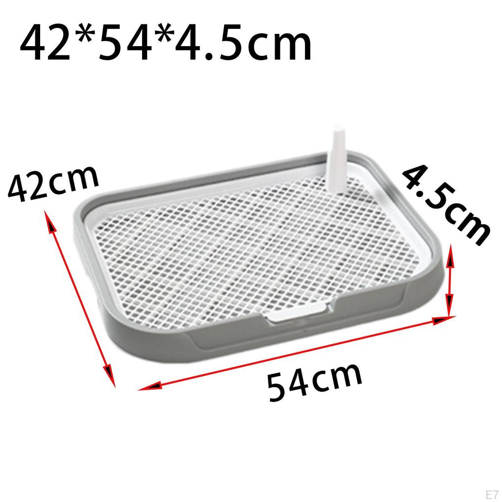 Dog Toilet Potty Tray Mesh Grids Litter Box for Bunny Other Pets