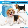 TrainPads XXL Welpenunterlagen Trainingsunterlagen Hunde Welpen Toilette 60x60cm
