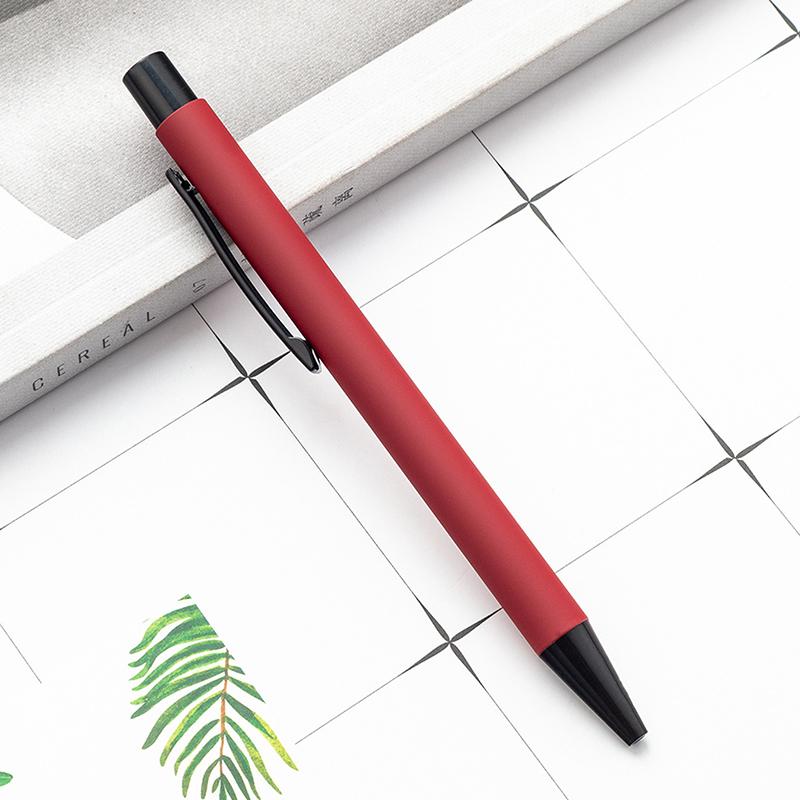 10Pcs Metal Gift Advertising Pen Student Stationery Office Ballpoint Pen Name Promotional Pen