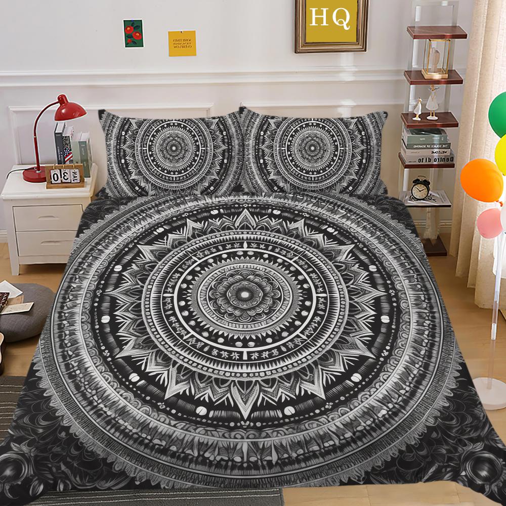 Acasă Seturi de lenjerie de pat cu imprimare cu microfibră Față de pernă Adolescenți Huse pilote Bărbați Dimensiune dublă Textile de casă de rang înalt