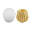 Artistic Silicone Planter Creating Mold DIY Concrete Faceted Pots Candle Holder Mold for Home Decors Enthusiasts