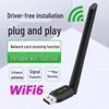 USB Wireless Network Adapter - Driver-Free, Gigabit, for Desktop & Laptop, 360° WiFi Receiver, Unlimited Mini Connectivity