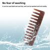 Retro - Patterned Wide - Tooth Comb Hair Detangler Daily Styling Border Hair Comb Acetate Board Smooth Hair Retro Leopard Crack