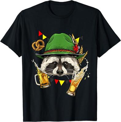 Waschbär Deutschland Oktoberfest Party Bier T-Shirt Unisex T-Shirt