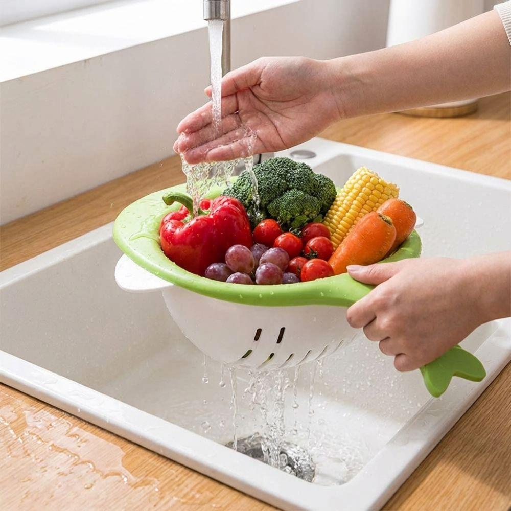 Leak-proof Sink Strainer Basket Anti Clogging Kitchen Sink Drainer  Fruit Vegetable Washing