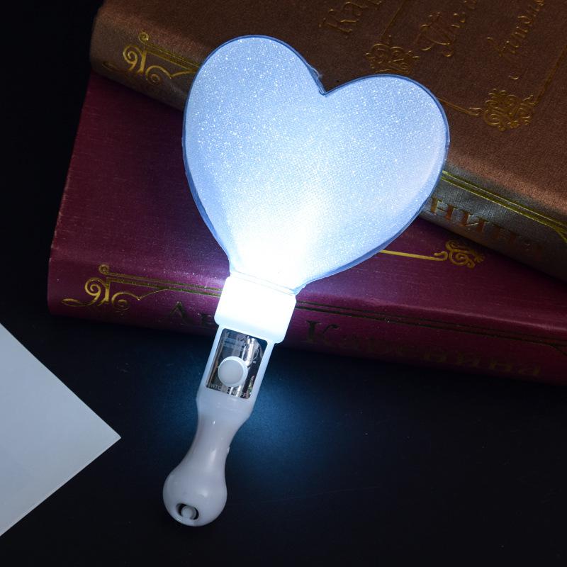Heart and Star Glow Stick Wand - Light-Up Toy for Concerts and Events