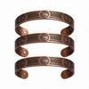 Retro Style Copper Flower Magnet Bracelet & Ring Set